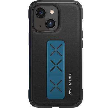 Viva Madrid Morphix Claro TPU/PC Anti-Shock Case with Foldable Multi-functional Handle Grip Stand Compatible for iPhone 13 (6.1") Sleek Design, Easy Access to All Ports