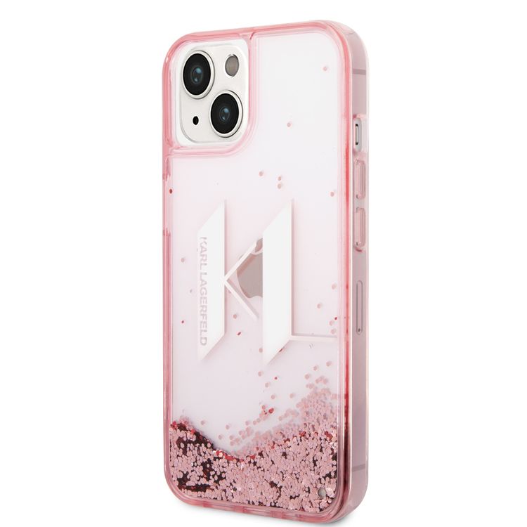 Karl Lagerfeld Liquid Glitter Case Big KL Logo