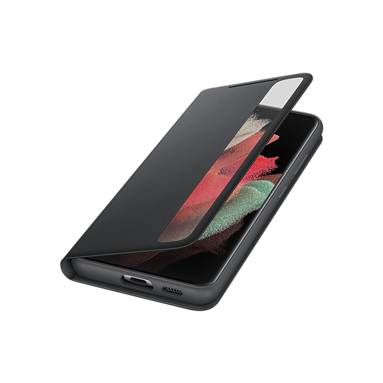 Samsung Galaxy S21 / S21+ 5G Smart Clear View Cover (ZG996CBE-BK) - Black