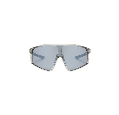 Porodo Horizon Ultra-Light Sports Eyewear Sunglasses, Scratch-Resistant PC Lenses, Crystal-Clear Vision, Lightweight Construction, 47mm Lens Height, 52mm Lens Width, 138mm Temple Length, TR90 Material - Gray