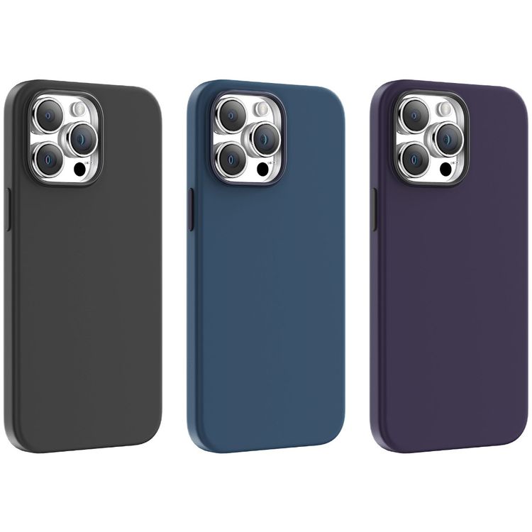 Green Lion MagSafe Silicone Case iPhone 14 Pro Max - Purple