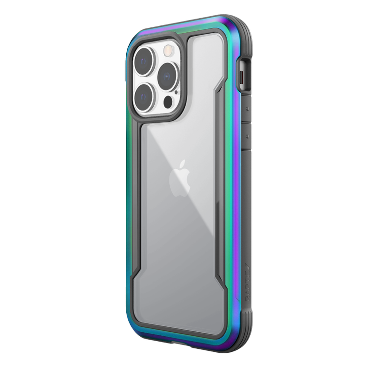 X-Doria Raptic Shield Pro Case with Sleek Design Compatible for iPhone 13 Pro Max (6.7") Durable Aluminum Frame, Easy Access to All Ports, 10ft Drop Tested, Shock Absorbing Protection Back Cover Suitable with Wireless Charging