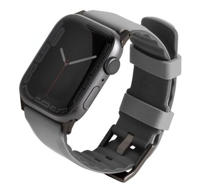 Uniq Linus Airosoft Silicone Strap for Apple Watch - Chalk Grey