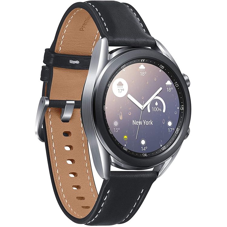 Samsung Galaxy Watch 3 Bluetooth (41mm) with Built-in Barometer Sensor & Oxygen Measurement, IP68 Water & Dust Resistant - Silver