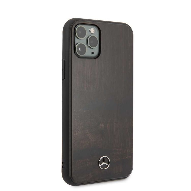 CG MOBILE Mercedes-Benz RoseWood Hard Phone Case for iPhone 11 Pro Officially Licensed - Brown